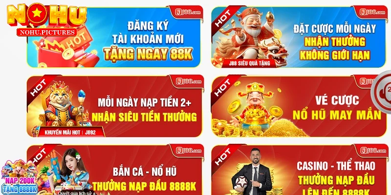 Các chương trình khuyến mãi J88