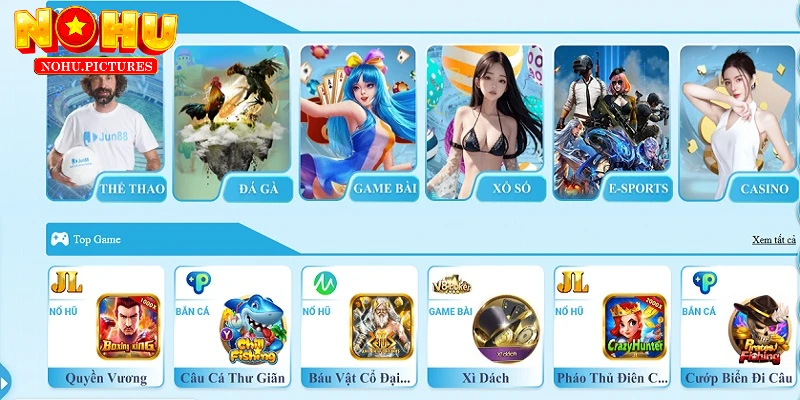 JUN88 sở hữu kho game đồ sộ