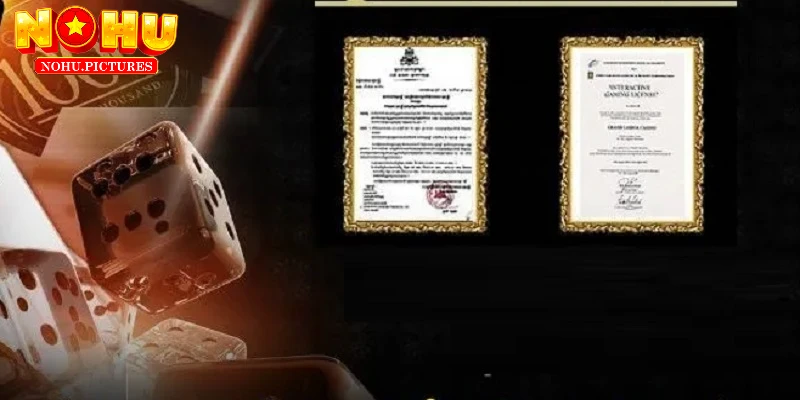 NOHU52 được cấp phép hoạt động hợp pháp