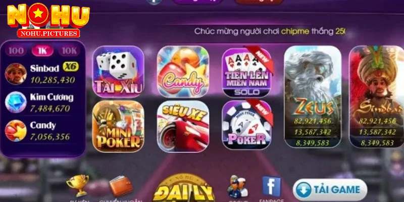 Điểm cộng làm nên sức hút của Nohu52