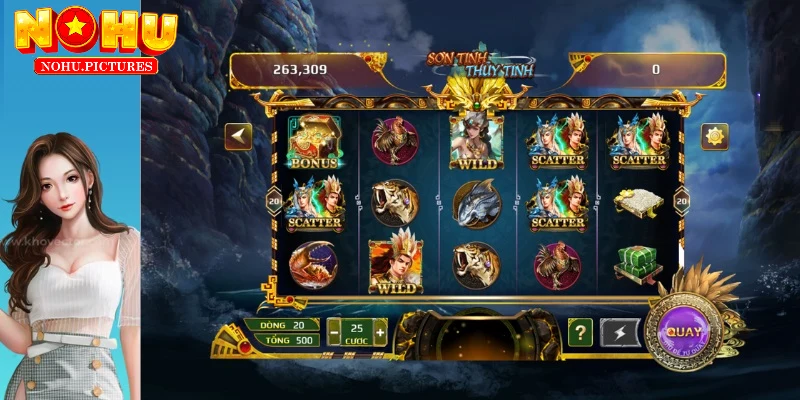 Cách chơi game slot Sơn Tinh Thủy Tinh